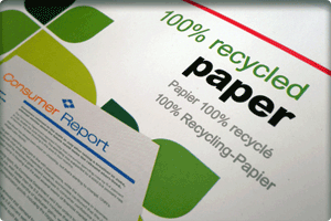 recyklovaný papier